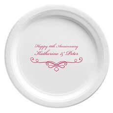 Classic Scroll Paper Plates
