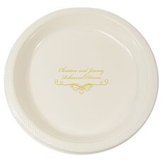 Classic Scroll Plastic Plates