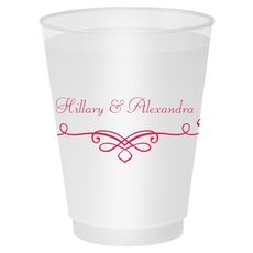 Classic Scroll Shatterproof Cups