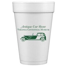 Collector Car Styrofoam Cups