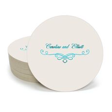 Classic Scroll Round Coasters