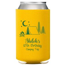 Camping Under The Stars Collapsible Koozies