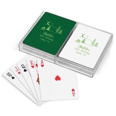 Camping Under The Stars Double Deck Playing Cards