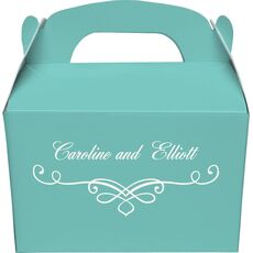 Classic Scroll Gable Favor Boxes