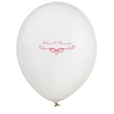 Classic Scroll Latex Balloons