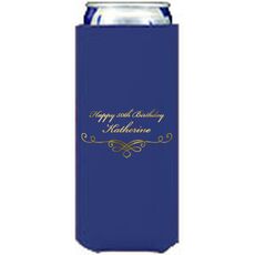 Classic Scroll Collapsible Slim Koozies