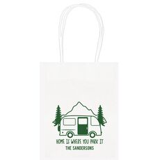 Home Is Where You Park It Mini Twisted Handled Bags