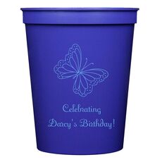 Sweet Butterfly Stadium Cups
