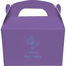 Sweet Butterfly Gable Favor Boxes