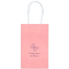 Sweet Butterfly Medium Twisted Handled Bags