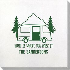 Home Is Where You Park It Bamboo Luxe Napkins
