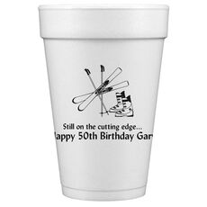 Aspen Ski Styrofoam Cups