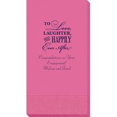 To Love Laughter Happily Ever After Guest Towels