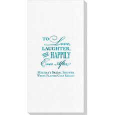 To Love Laughter Happily Ever After Deville Guest Towels