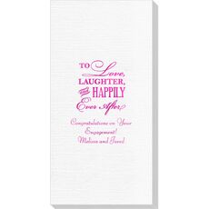 To Love Laughter Happily Ever After Deville Guest Towels