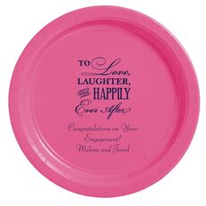 To Love Laughter Happily Ever After Paper Plates
