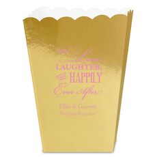 To Love Laughter Happily Ever After Mini Popcorn Boxes