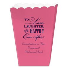 To Love Laughter Happily Ever After Mini Popcorn Boxes