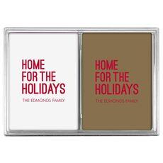 Home For The Holidays Double Deck Playing Cards