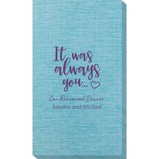 It Was Always You Bamboo Luxe Guest Towels