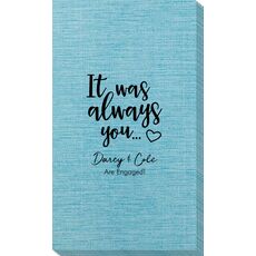 It Was Always You Bamboo Luxe Guest Towels