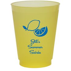 Lemon Colored Shatterproof Cups