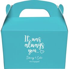 It Was Always You Gable Favor Boxes