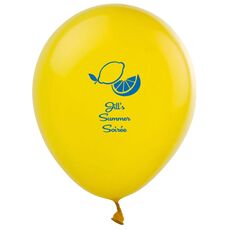 Lemon Latex Balloons