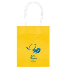 Lemon Mini Twisted Handled Bags
