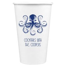 Octopus Paper Coffee Cups