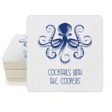 Octopus Square Coasters