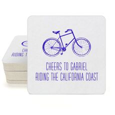 Bicycle Square Coasters