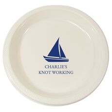 Cutter Sailboat Plastic Plates
