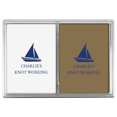 Cutter Sailboat Double Deck Playing Cards