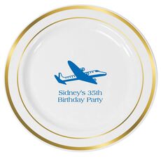 Narrow Airliner Premium Banded Plastic Plates