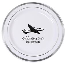 Narrow Airliner Premium Banded Plastic Plates