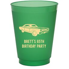 Muscle Car Colored Shatterproof Cups