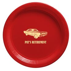 Muscle Car Paper Plates