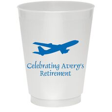 Jumbo Airliner Colored Shatterproof Cups