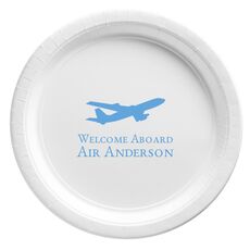 Jumbo Airliner Paper Plates