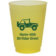 Four Wheel Drive Colored Shatterproof Cups