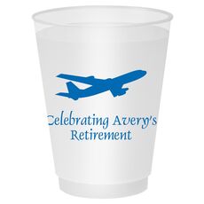 Jumbo Airliner Shatterproof Cups