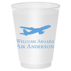 Jumbo Airliner Shatterproof Cups