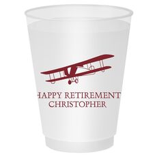 Vintage Plane Shatterproof Cups