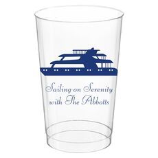 Two Story Yacht Clear Plastic Cups
