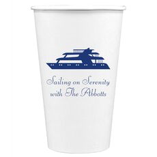 Two Story Yacht Paper Coffee Cups