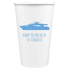 Large Yacht Paper Coffee Cups