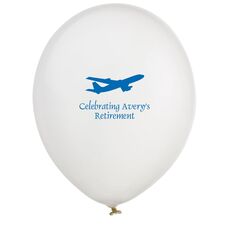 Jumbo Airliner Latex Balloons