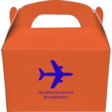 Horizontal Airliner Gable Favor Boxes