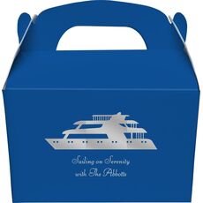 Two Story Yacht Gable Favor Boxes